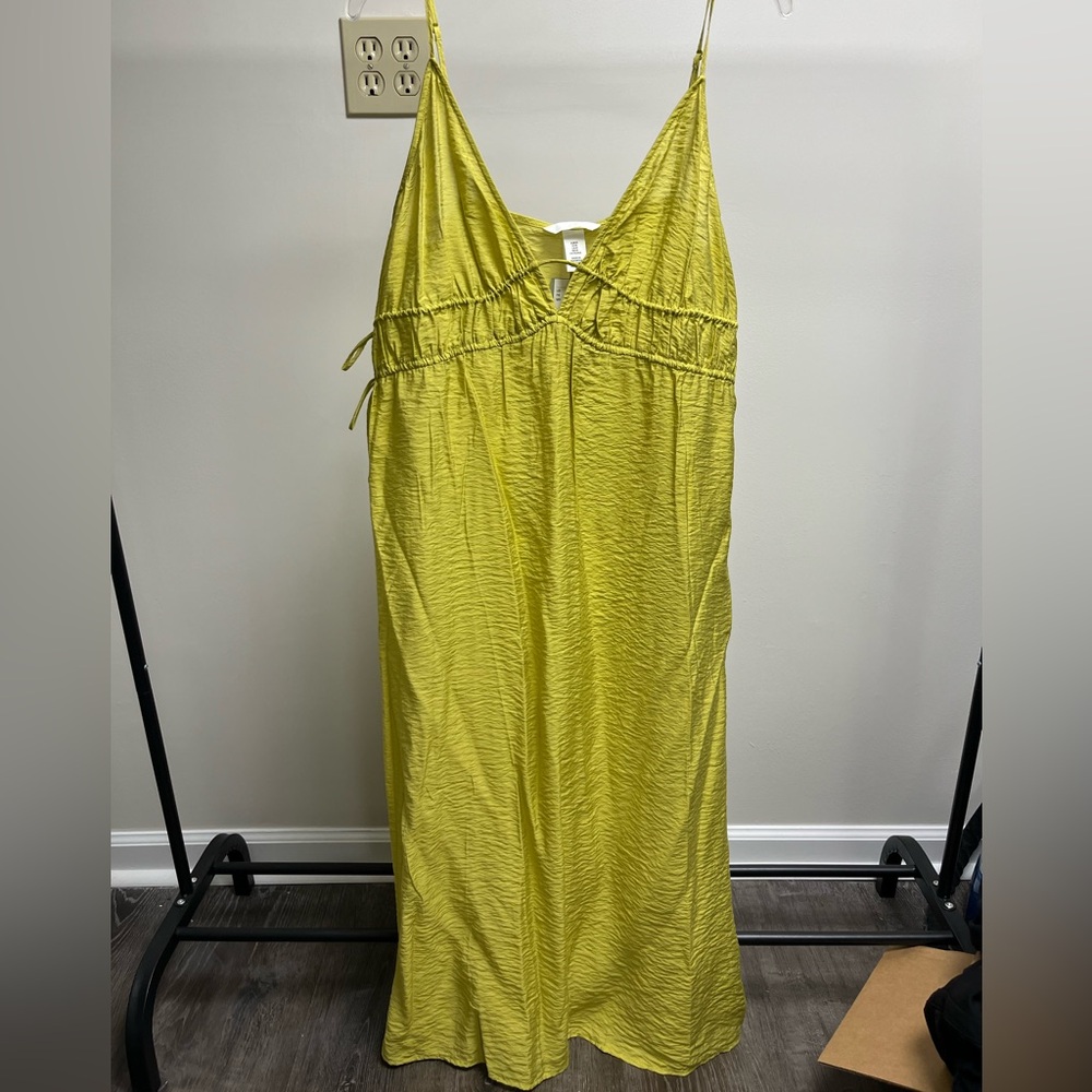 H&M Lime Green Strappy Dress